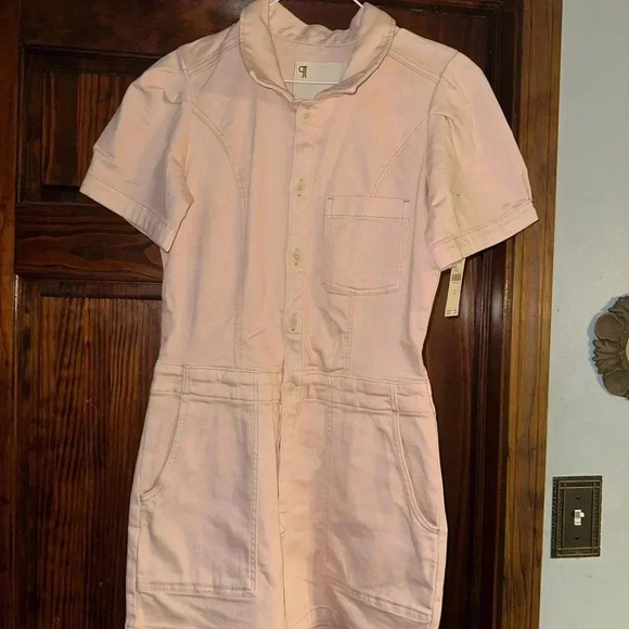 Pilcro Anthropology Utility Romper - Picture 3 of 5